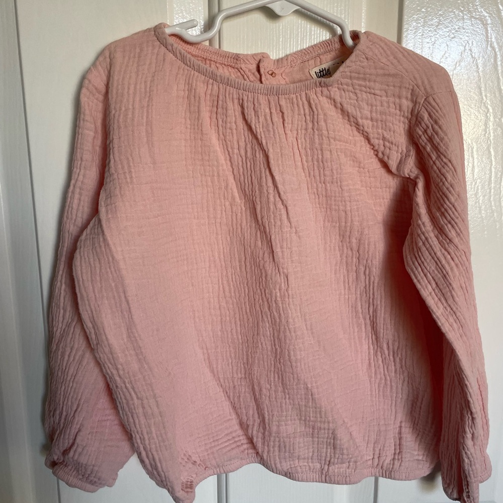 Little James Long Sleeve Top - Pink - size 6/7